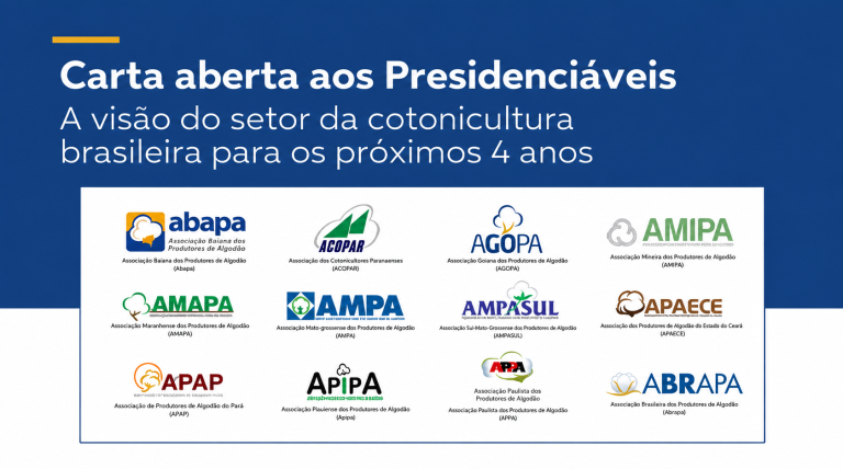Abrapa apresenta Carta Aberta aos Presidenciáveis com as prioridades da cotonicultura para 2027–2030